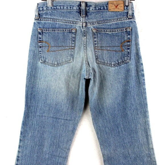 American Eagle Outfitters Favorite Fit Blue Denim Jeans Women's Size 2 Reg - Picture 7 of 14